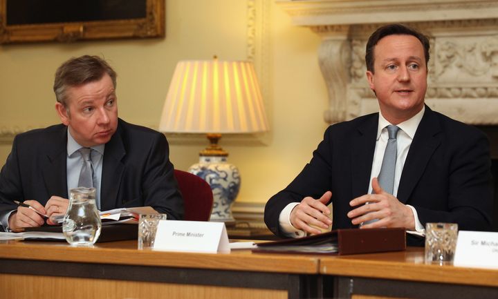David Cameron appointed Gove to the Education and Justice briefs