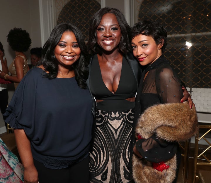 Three beautiful women: Octavia Spencer, Viola Davis and Ruth Negga.