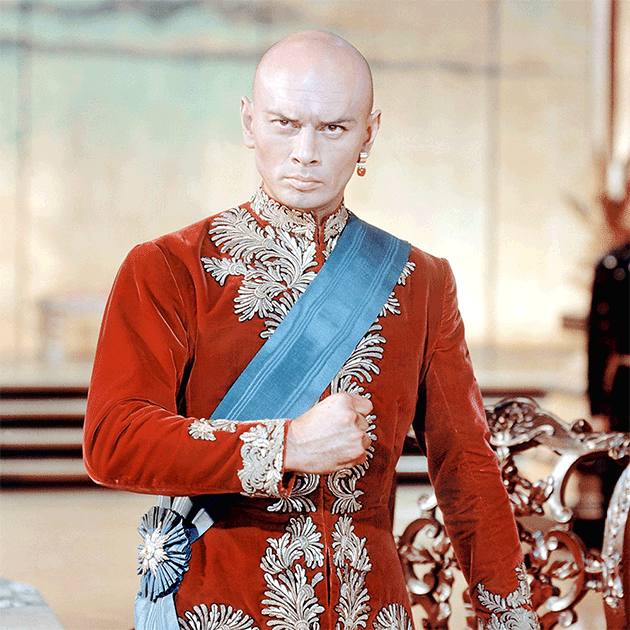 Yul Brynner, "The King and I" .
