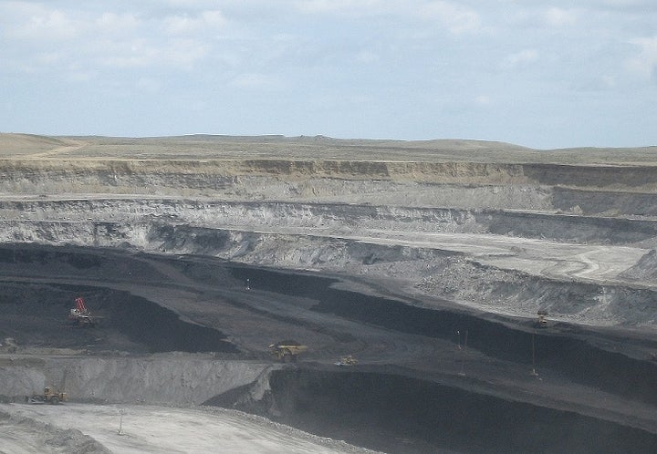 Coal extraction at the Powder River Basin.