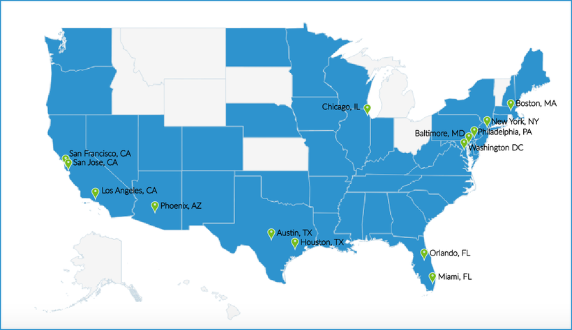 StratIS is currently approaching 150,000 multifamily units installed across the U.S. That is smart city technology embedded i