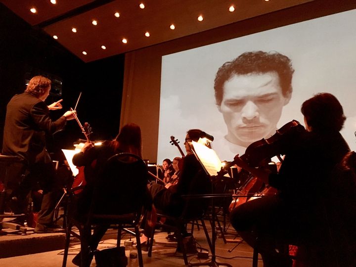 The El Paso Symphony Orchestra performs the score of iconic Mexican film Redes, during Music Unwound festival