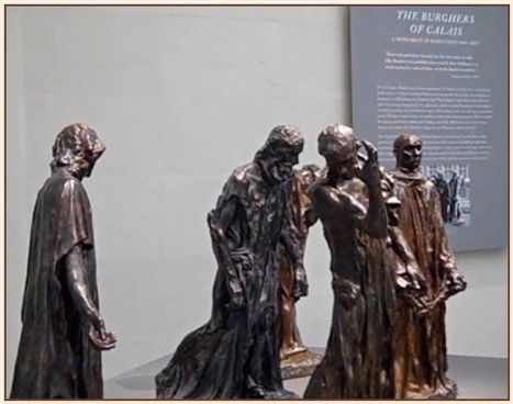 The Burghers of Calais, 1886-88. Bronze, various dimensions. Fine Arts Museums of San Francisco, Gift of Alma de Bretteville Spreckels, 1941.