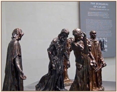 <em>The Burghers of Calais</em>, 1886-88. Bronze, various dimensions. Fine Arts Museums of San Francisco, Gift of Alma de Bre