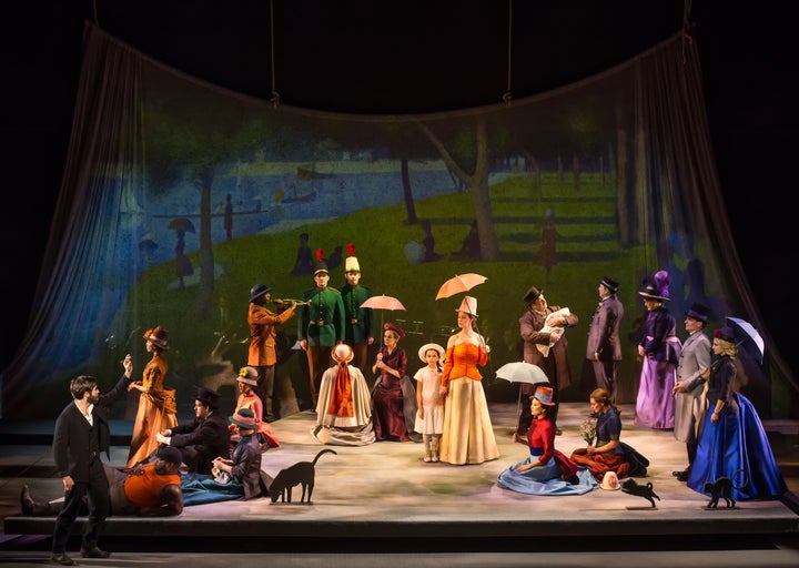 <p>The Cast of <em>Sunday in the Park with George</em></p>