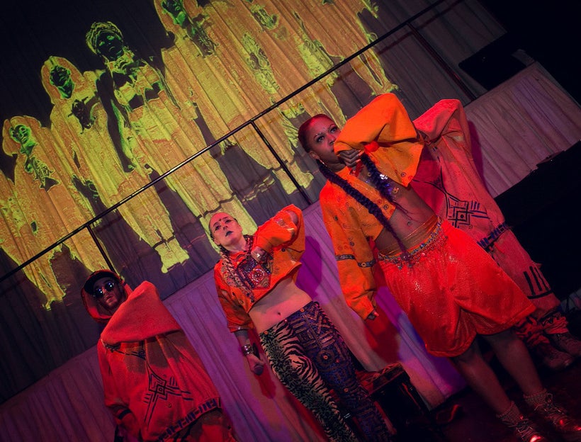 Pendulum People perform at House of Yes in Brooklyn