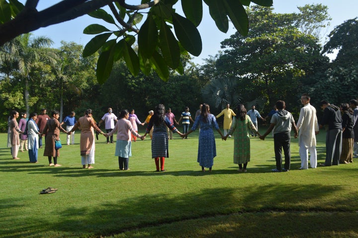 Moved By Love retreat at the Environmental Sanitation Institute near Ahmedabad