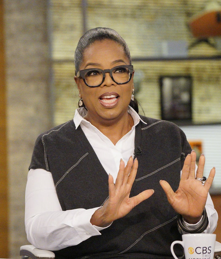 Oprah Winfrey says she is a "mother to the world's children."