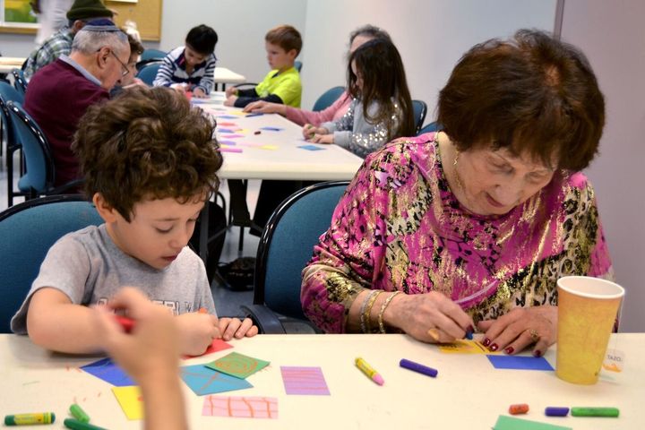 People of ages take classes at their local Jewish Community Center.