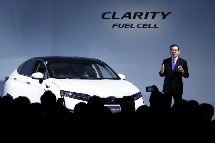 Honda launched its fuel-cell car Clarity last year