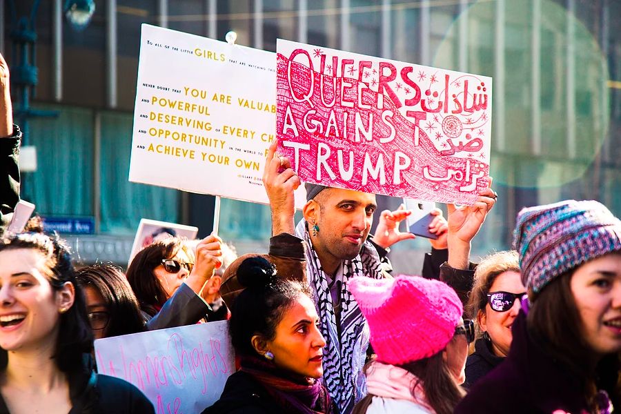 Women's March, NYC, Jan. 21. 