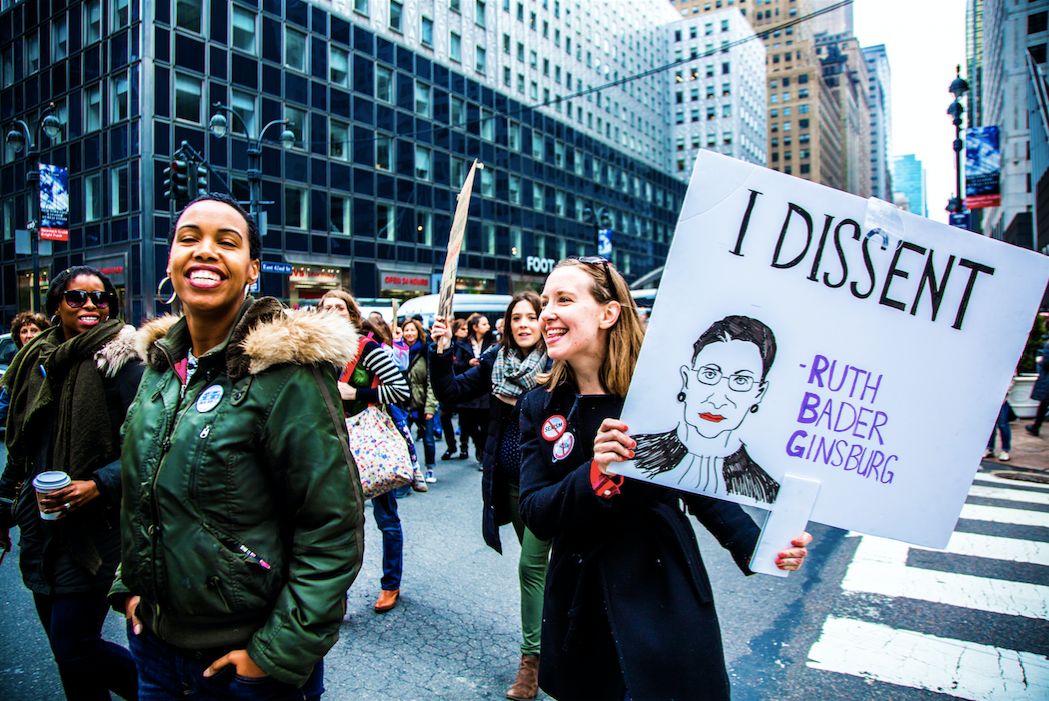 Women's March, NYC, Jan. 21. 