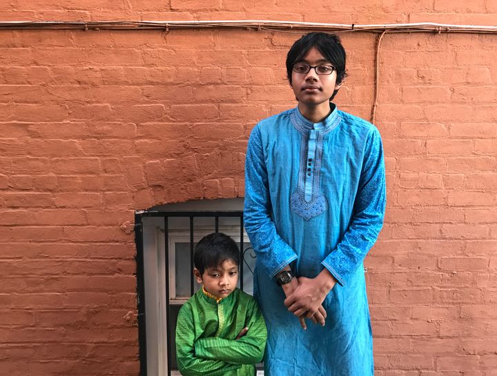 Refath Albert and Soborno Isaac in front of the Gleason Ave room which I rented in 2009 with the help of Zakir Khan. 