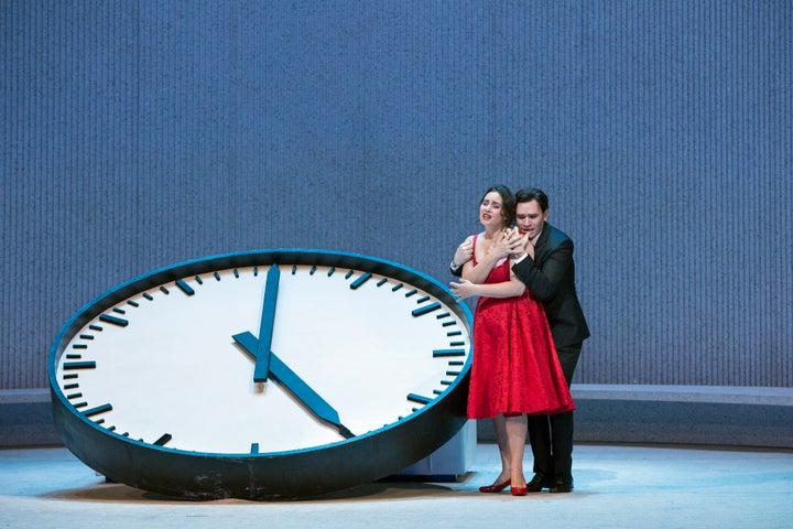 Sonya Yoncheva and Michael Fabiano in the Met’s La Traviata