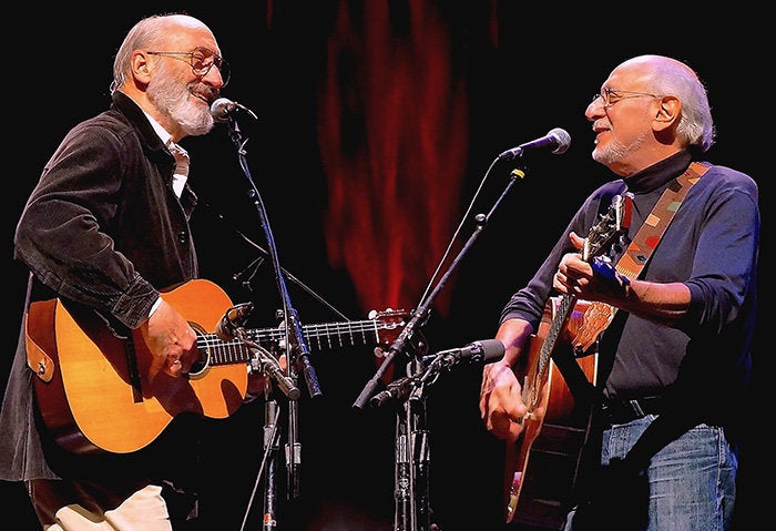 Peter Yarrow and Noel Paul Stookey of Peter, Paul and Mary 