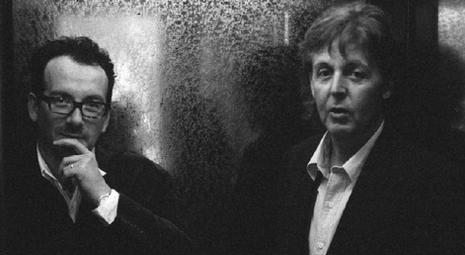 Elvis Costello and Paul McCartney