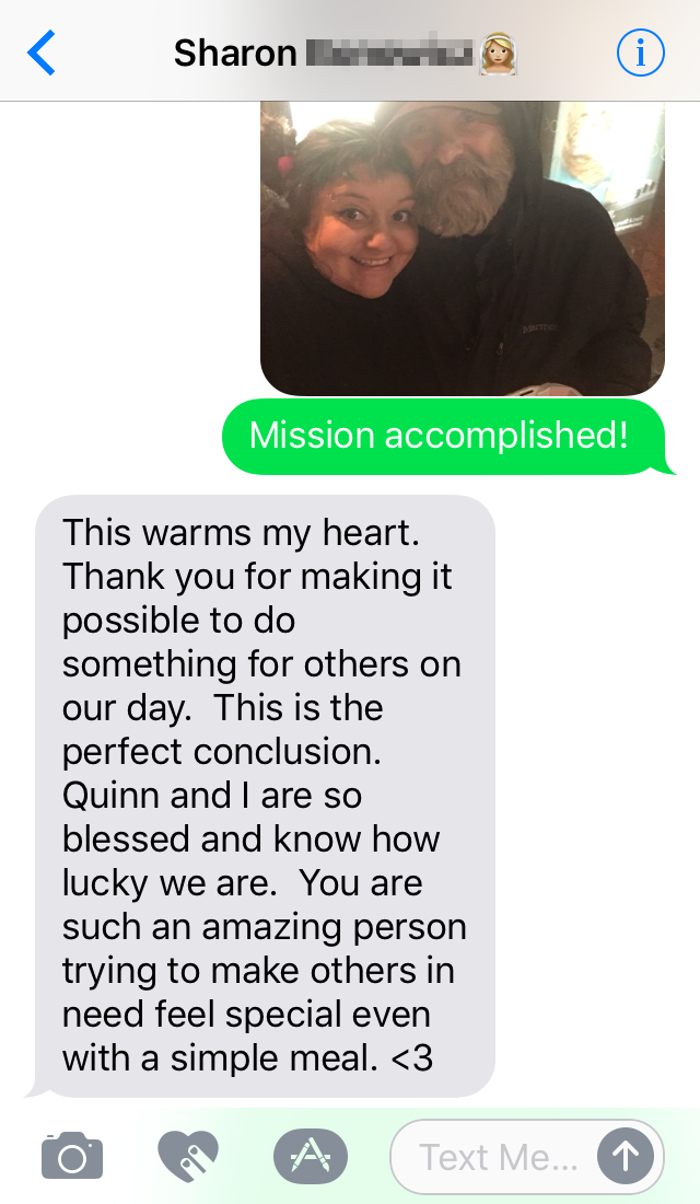 <p>A beautiful and encouraging message from the bride.</p>