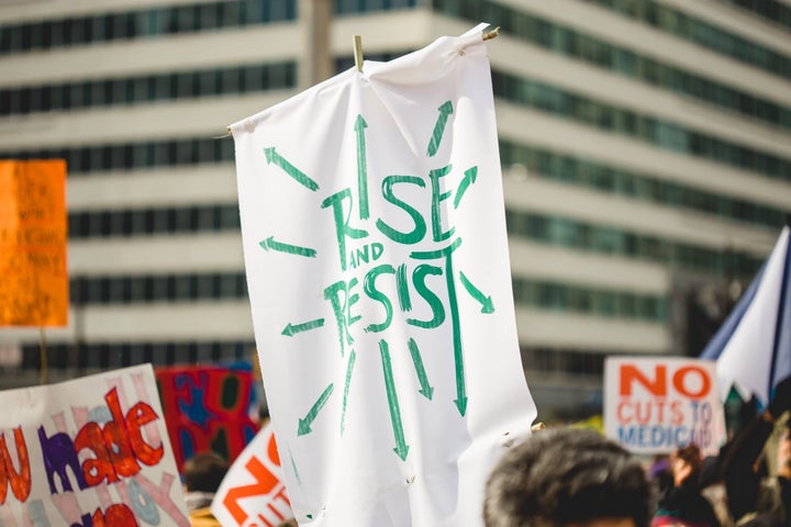<p>GOP Retreat Protest, Philadelphia, 1/26/17 </p>