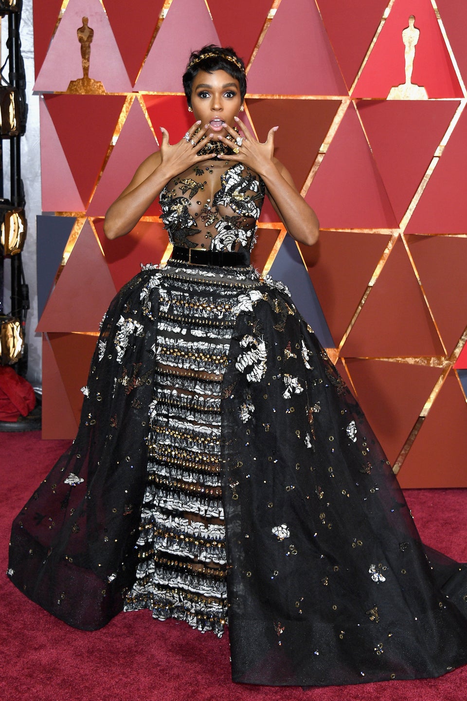 Gorgeous red top carpet dresses