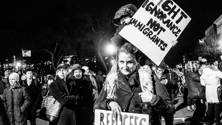<p>Rally at Supreme Court to Oppose Immigration Ban, Washington, DC 1/30/17</p>