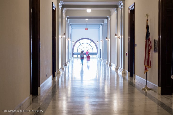 <p>Senate Committee on Environment and Public Works Meeting regarding EPA Administrator, Visiting Senators in the Russell Office building after the meeting. Washington, DC 2/1/17 </p>