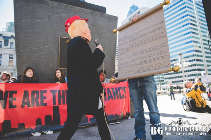 <p>Not My President’s Day Rally, Philadelphia, 2/20/17</p>