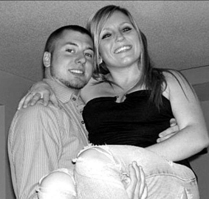John, here aged 21, with Tara, pictured nine years ago, on her 21st birthday.