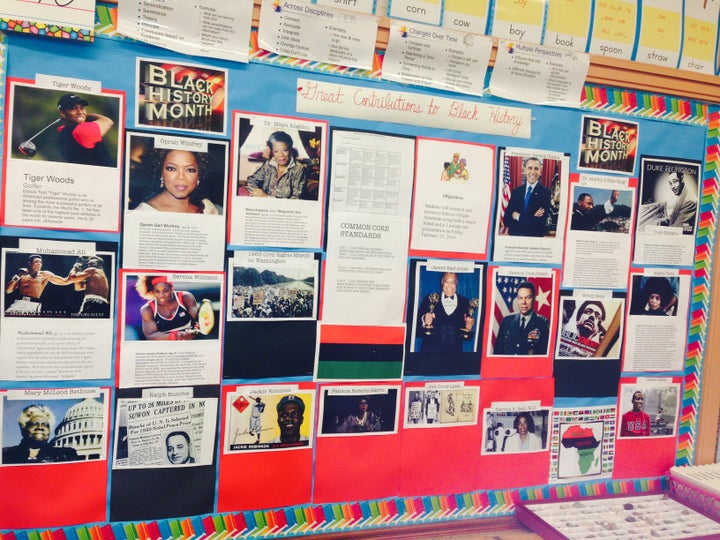<p> Black History Month instills pride in African Americans and ensures we recognized the important contributions to this country by African Americans. This photo was taken at Balwin HIlls Magnet School in 2014. </p>