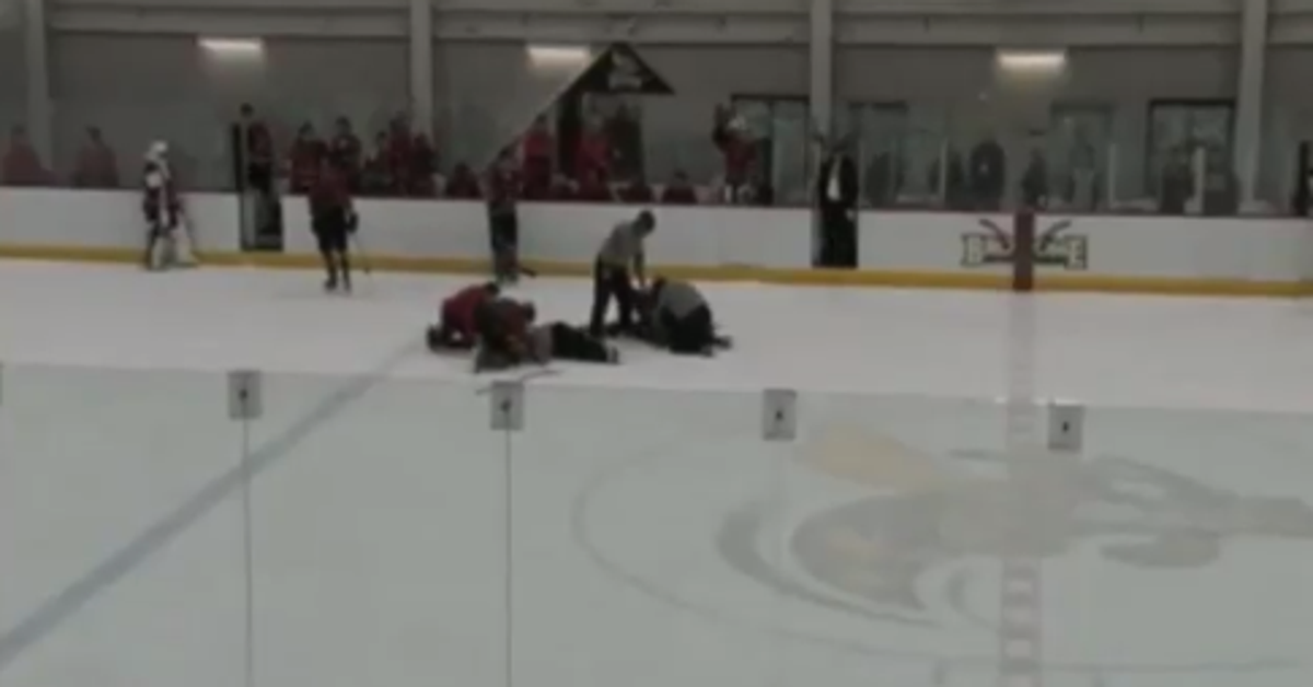 Junior College Hockey Player Charged With Assault After Slamming Ref To ...