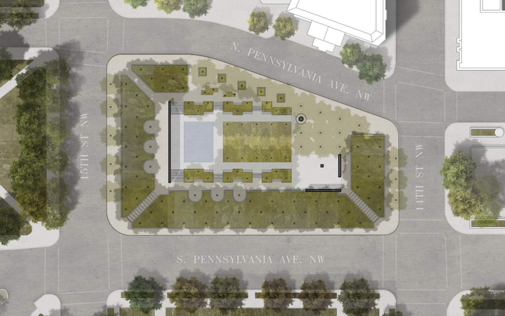 <p>“Scrim and Green” design concept.</p>