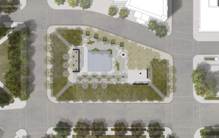<p>“Pool and Plaza” design concept.</p>