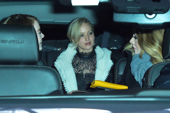 NBD, just a trio of Oscar winners in one car. 