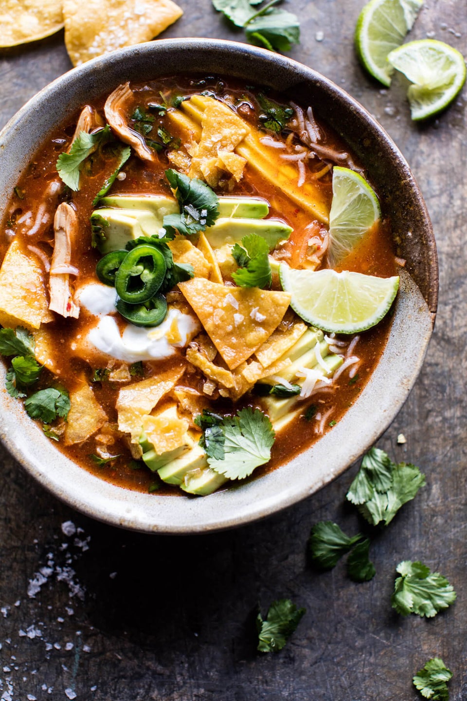 Slow Cooker Chicken and Wild Rice Soup - Damn Delicious