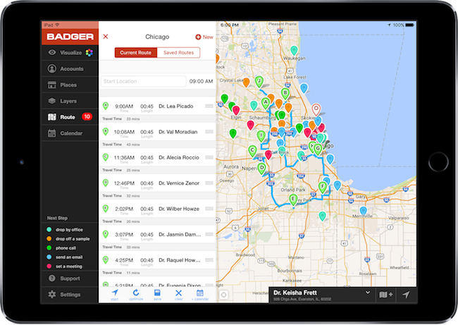 The mapping application is compatible across mobile phones and tablets.