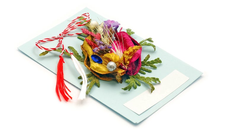 Mărţişor - an artistic rendition of the traditional symbol of spring.