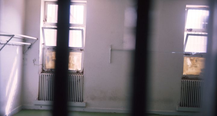 An empty cell inside the high security Evin Prison in Tehran, Iran, 10th February 1986.