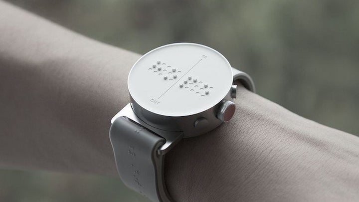 The Dot smartwatch. 