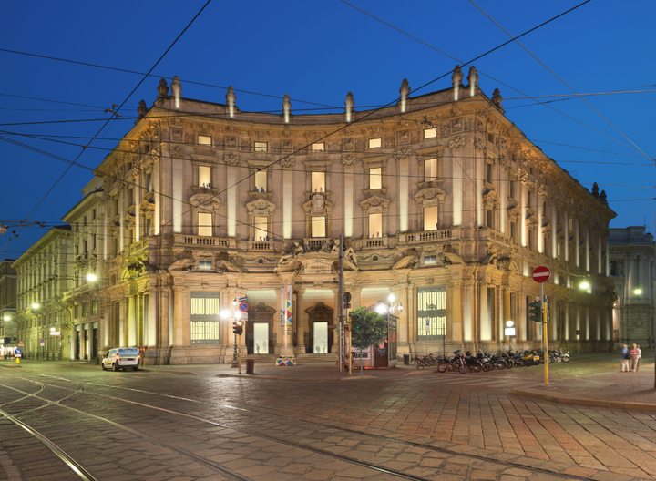 The Poste di Milano building. 