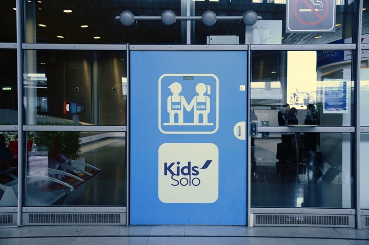 Lounges for kids flying solo include fussboll tables and Playstations.