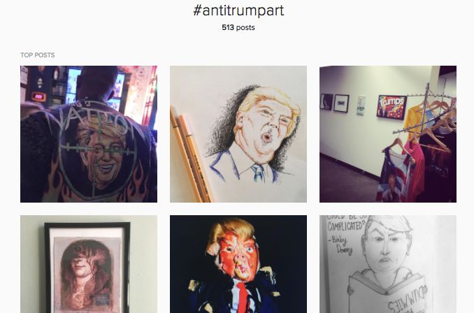 Top posts with the hashtag #antitrumpart