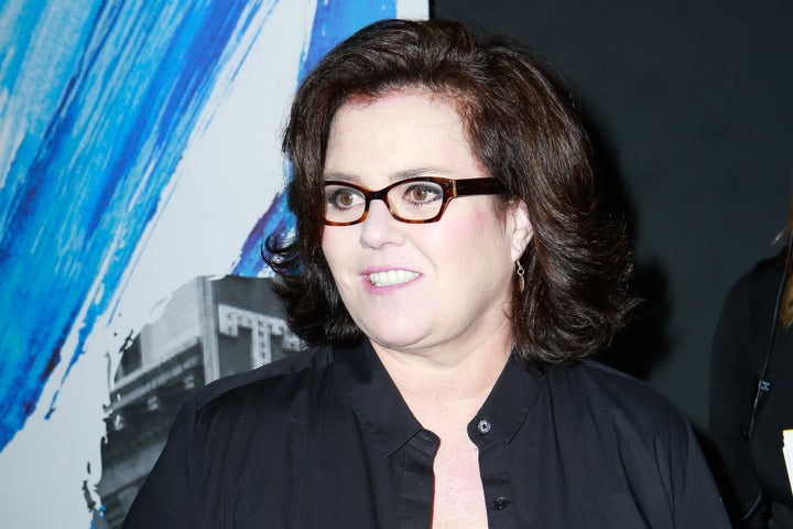 Rosie O'Donnell, pictured here attending a musical on Feb. 23, spoke to an anti-Trump rally on Feb. 28, 2017.