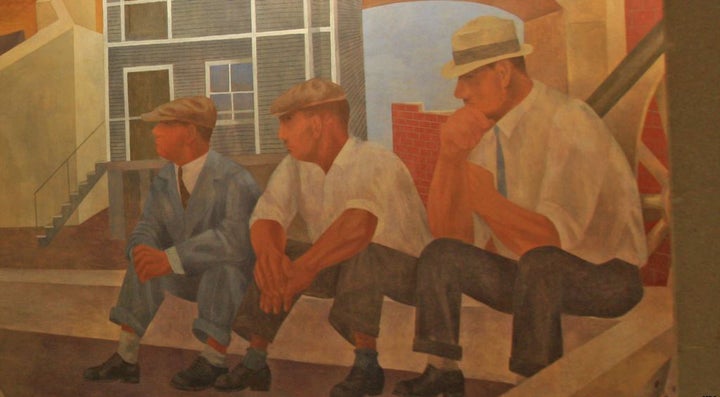 Unemployment by Ben Shahn (detail from a mural)