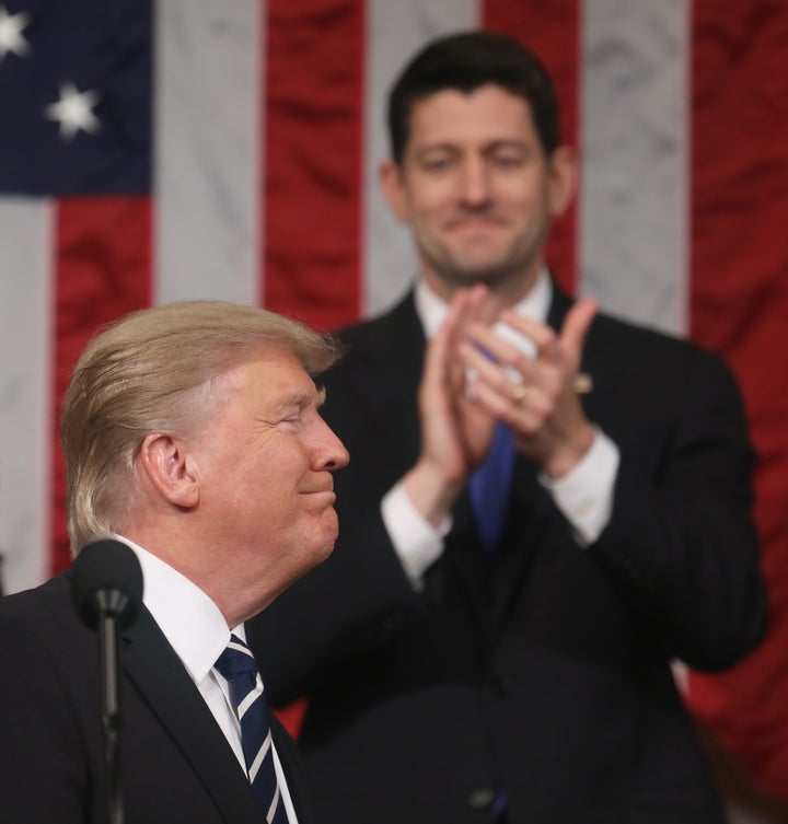 President Trump's broad promises Tuesday night might bring on a Wednesday morning headache for House Speaker Paul Ryan.