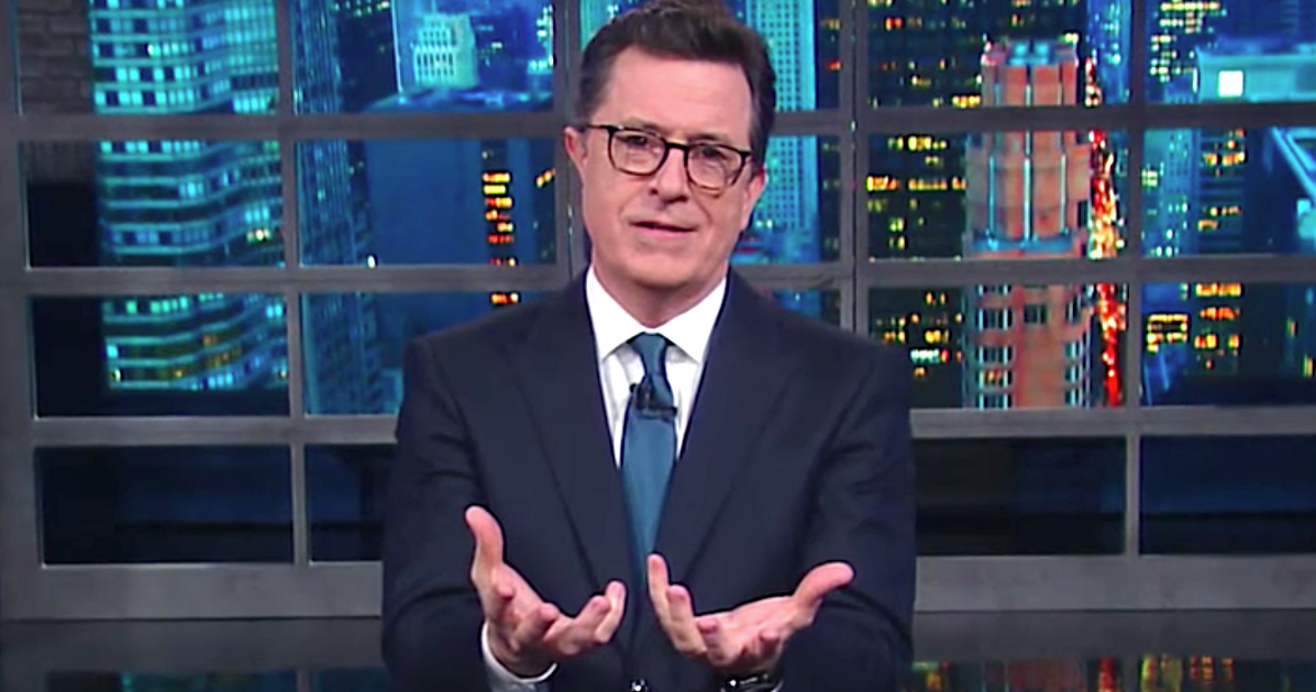 Stephen Colbert Rips Apart Donald Trump's First Major Speech To ...