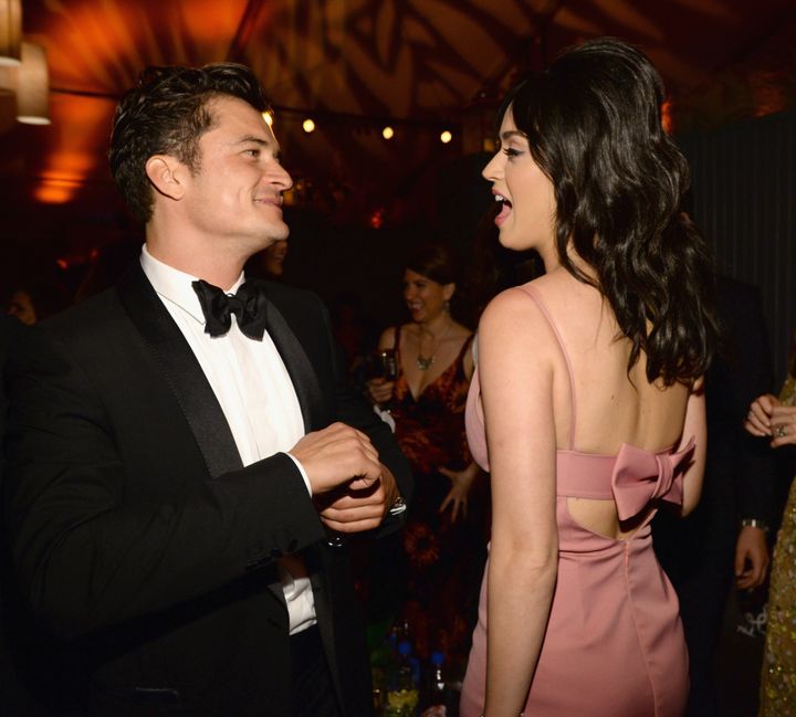 Orlando Bloom and Katy Perry first sparked rumours they were together after this photo at last year's Golden Globes