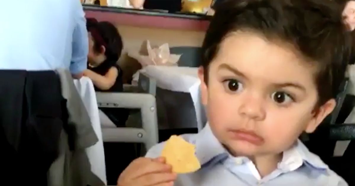 Little Boy's Reaction When Someone Tries To Nick His Food, Is All Of Us ...