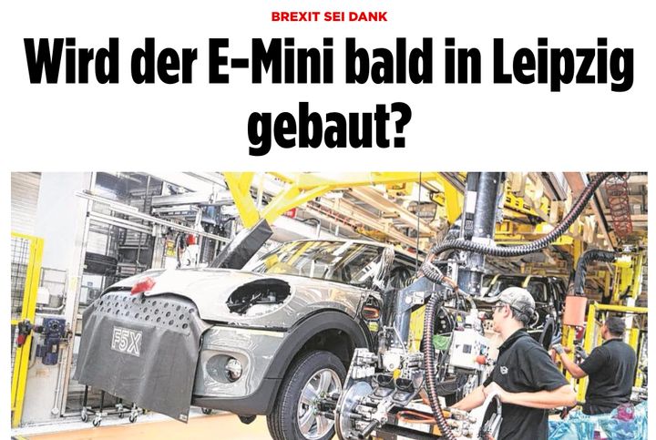 'Thank you Brexit' - How BILD covered the rumours in its Leipzig edition on Tuesday