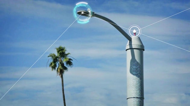 Image result for smart lamp posts