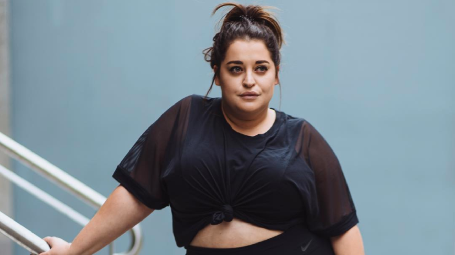 Plus size top model nike