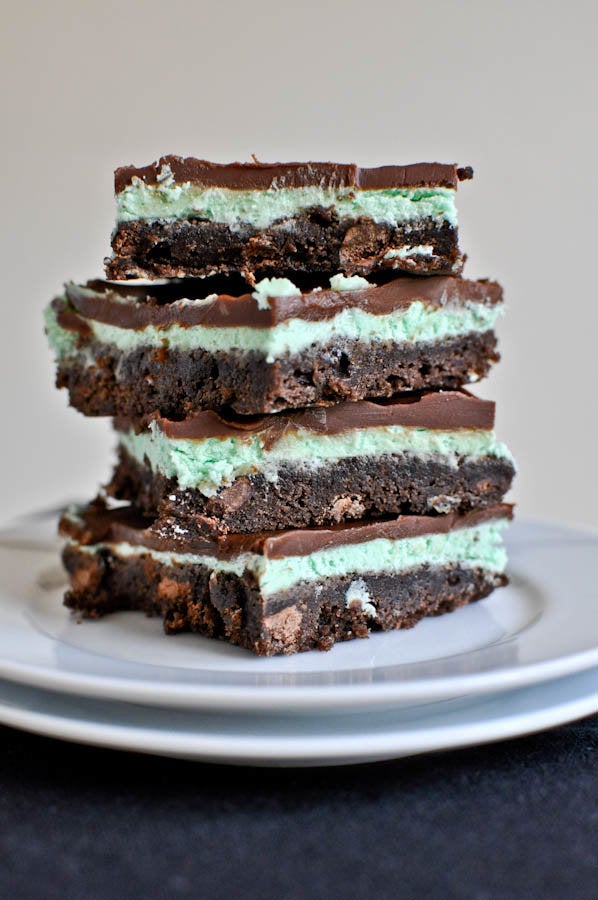 Creme De Menthe Brownies